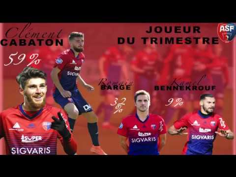 Trophée du meilleur joueur du trimestre de l'ASF à Clément CABATON