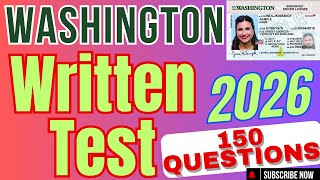 Washington DMV Written Test 2026 (150 Questions with Answers) - #dmvpracticetest #washingtonstate