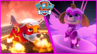 Patrulha Canina Super Filhotes Salvam a Baia da Aventura  A Montanha do Jake | Skye, Chase, Everest