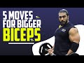 GROW YOUR BICEPS QUICKLY | 5 BEST EXERCISES | Sangram Chougule