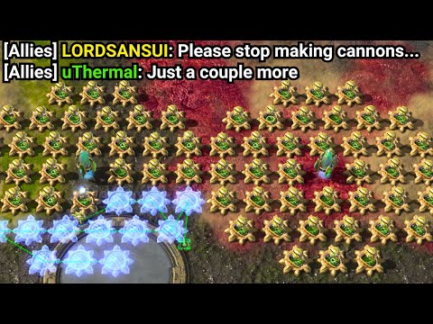 I Made My Teammate Go Insane By Literally Just Building Cannons