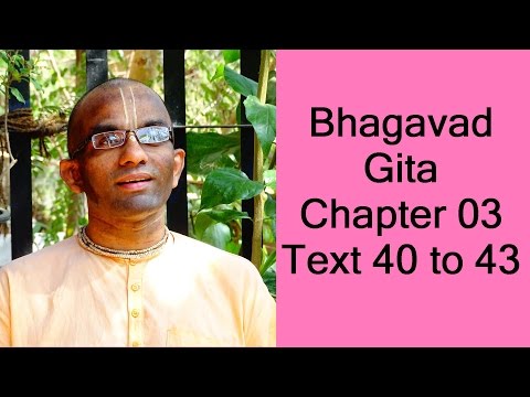 Bhakti Shastri (067) - Bhagavad Gita Chapter 03 Text 40 to 43