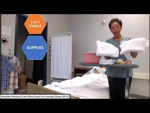(2022) PERFORM PERINEAL CARE [PERI-CARE] FOR FEMALE