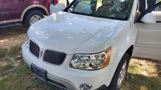 Pontiac Torrent turn the key, nothing happens, also key stuck in the lock cylinder. Part 1