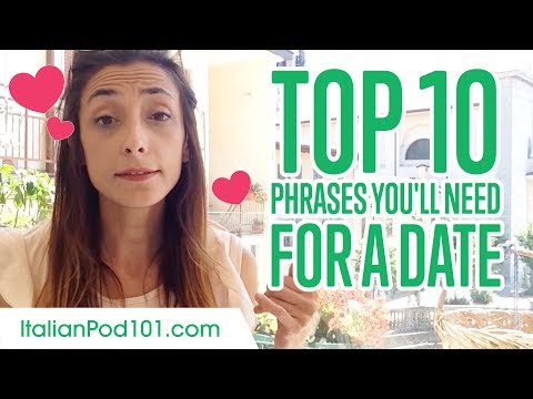 Learn the Top Top 10 Phrases You'll Need for a Date in Italian