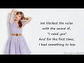Taylor Swift - Holy Ground (Lyrics)