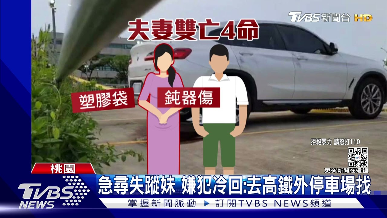 泰國夫妻遇害！雙屍4命　遭棄高鐵站外停車場　凶手逃出境
