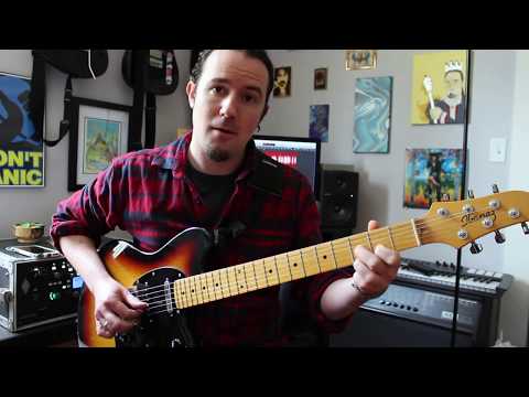 How to play John 5 style banjo guitar rolls! Weekend Wankshop lesson 177