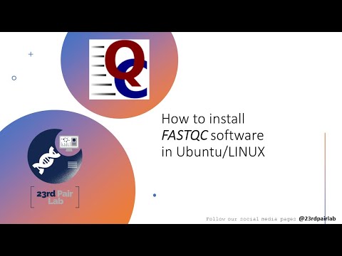 How to install FASTQC software in LINUX / UBUNTU