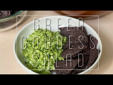 Green Goddess Salad 🥗 Viral TikTok recipe by @bakedbymelissa