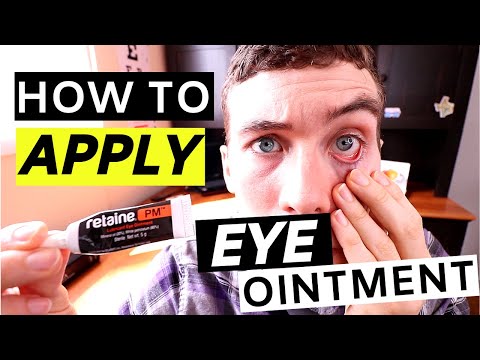 🔴Eye Ointment | How to Apply Eye Ointment (Simple) Video