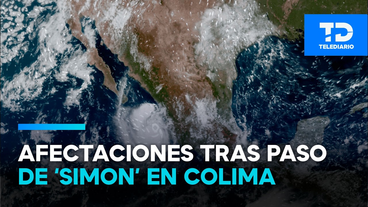 'Simon' deja 71 viviendas y 35 comercios afectados en Colima