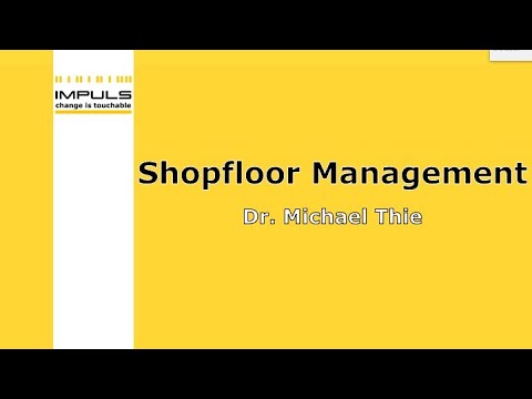 Lean Management Webinar - Shopfloor Management