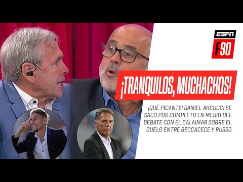 ¡TRANQUILOS, MUCHACHOS! #Arcucci, #Aimar y un debate ¡MUY CALIENTE! sobre #Beccacece y #Russo