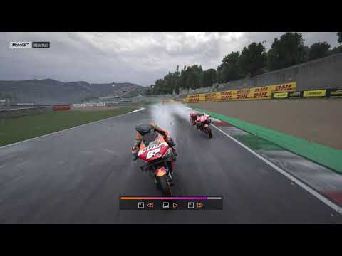 MotoGP™20   Repsol Hondas Fight | Switch Back Overtake | Rain