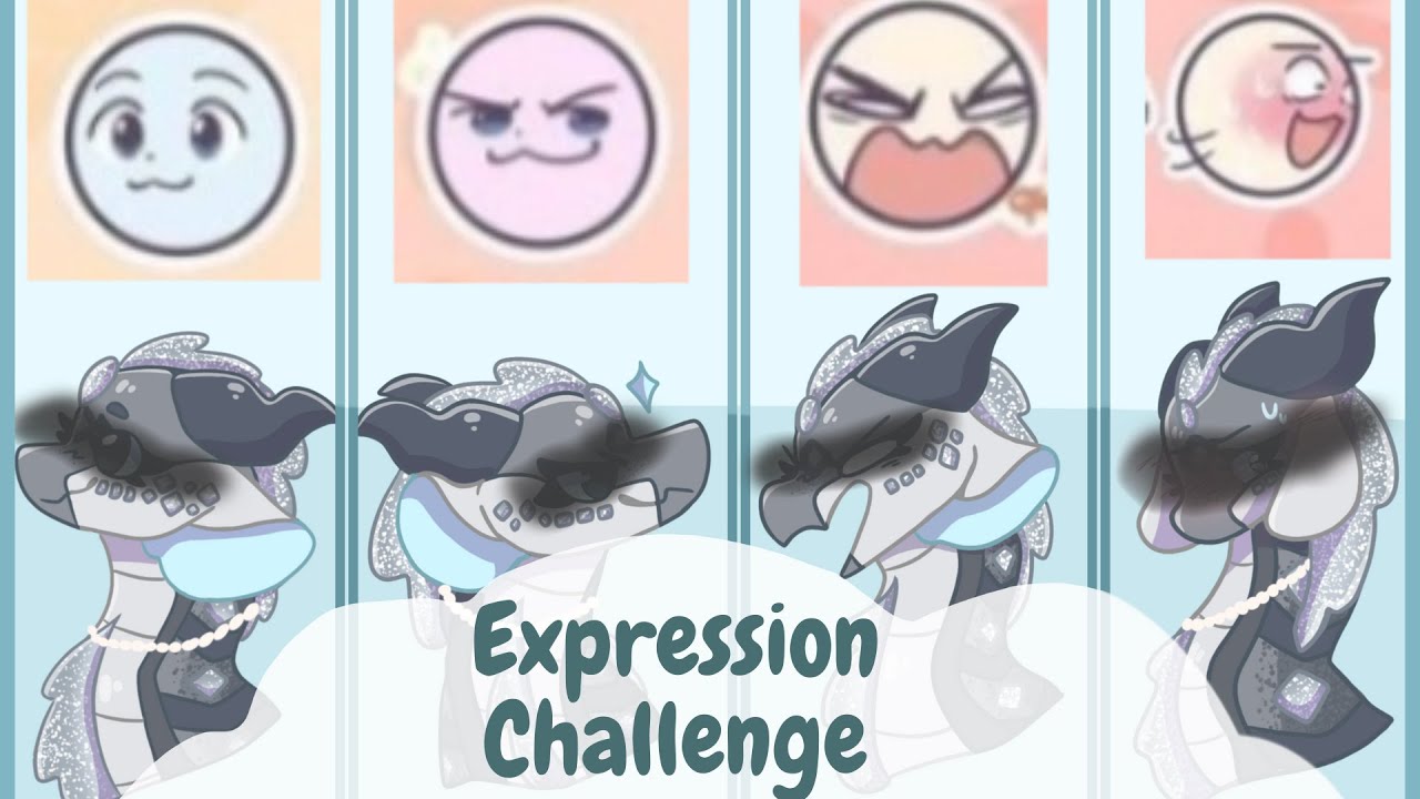 I Drew My Sona With Four Different Expressions