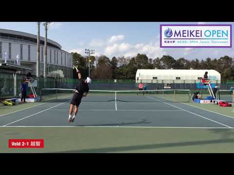 【筑波/2R】越智真(江崎グリコ) 対 Mick Veldheer(オランダ) 2019 筑波大学Meikeiオープンテニス 2回戦