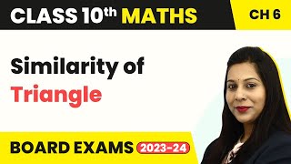 Triangles - Similarity of Triangle | Class 10 Maths Chapter 6 | CBSE 2024-25