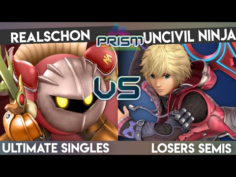 PRISM 191 - RealSchon (MetaKnight) vs. Uncivil Ninja (Shulk) - Losers Semis - Smash Ultimate Singles