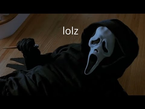 ghostface being comedy gold for 2 minutes straight | SCREAM