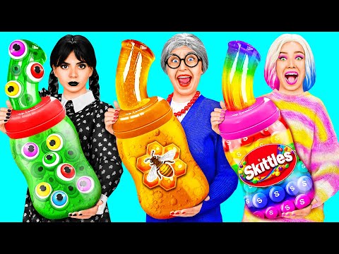 Tantangan Wednesday vs Nenek | Hacks Dan Trik Dapur oleh BaRaDa Challenge
