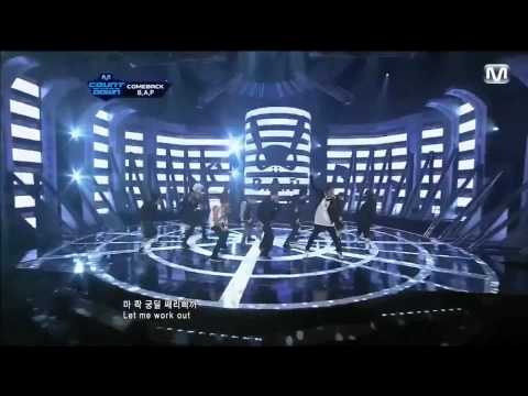 B.A.P - No Mercy LIVE in 1080p on 7/19/12 - Mnet Countdown