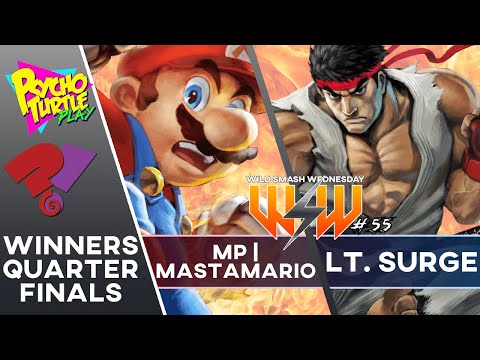 Wild Smash Wednesday #55 - MP | Mastamario vs Lt. Surge / Winners Quarters