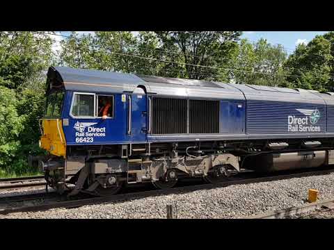 Class 66 66423 Departing at Gospel Oak Station on 24/05/19