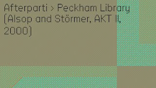 Peckham Library: Afterparti explore generosity & power with Christophe Egret, Hanif Kara & Tszwai So