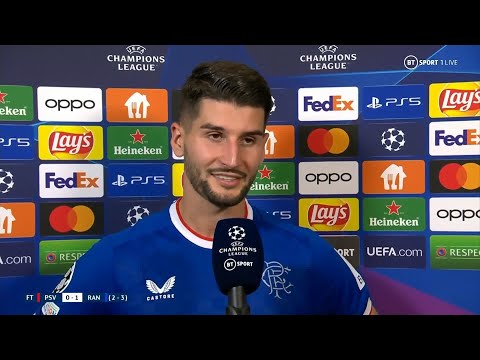 '" I just want to compete against the best" | Antonio Colak, the hero for Rangers in Eindhoven 🤩