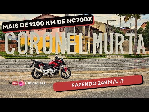 MAIS DE 1200 km RODADOS DE NC700X / CORONEL MURTA - MG 2026