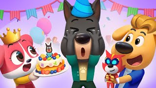 Download lagu Pesta Ulang Tahun Dobie🎂🎈| Ulang Tahun Dobie | Kartun Lucu | Kartun Anak | Kepala Polisi Labrador mp3