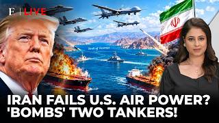 Trump's Warplanes, Drones Guard Hormuz; Iran Still 'Smashes' 2 Tankers In a Day | Firstpost Live