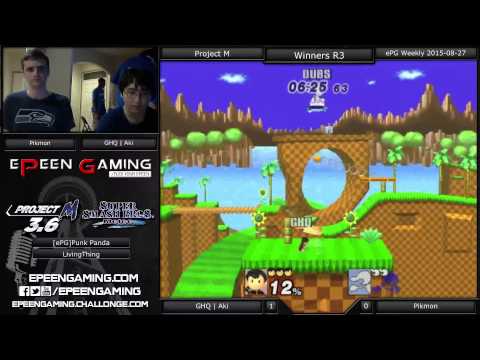ePG Weekly - GHQ | Aki (Ness) Vs. Pikmon (G&W) (Winners R3) - Project M