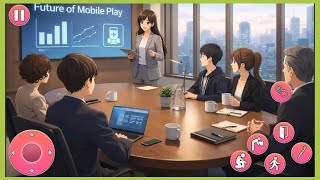 Anime Game Office Simulator Gameplay