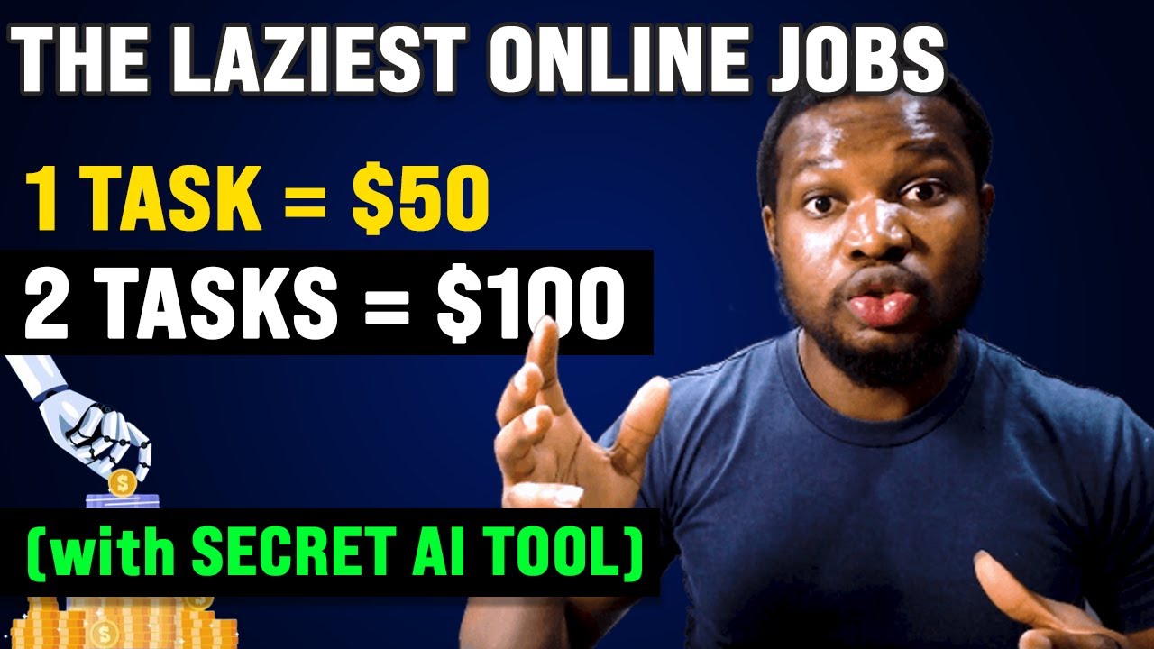 the laziest way to get paid $50+ daily for completing easy tasks with AI (Make Money Online with AI)