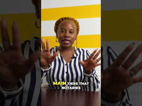 Notary Levels REVEALED: General, Loan & eNotary Work SECRETS #shorts
