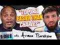Arman Tsarukyan On Llia Topuria KO Vs Charles Oliveira Islam Makhachev Daniel Cormier Check In