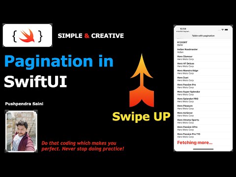 How to integrate pagination in SwiftUI