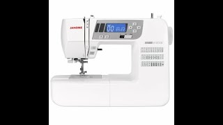 Janome 230DC - Demonstrating the features