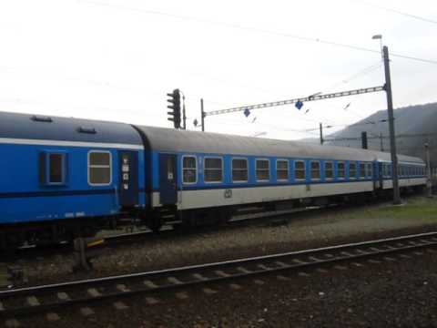 Příjezd vlaku R 608 Svatava - Ústí nad Labem hl.n.