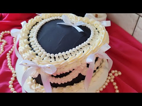 как сделать торт чёрного цвета