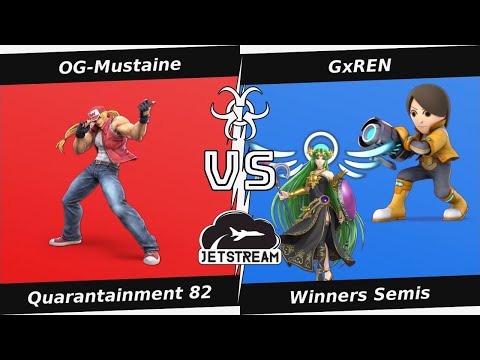 Quarantainment 82 Winners Semis - OG-Mustaine (Terry) Vs GxREN (Palutena, Gunner) - SSBU