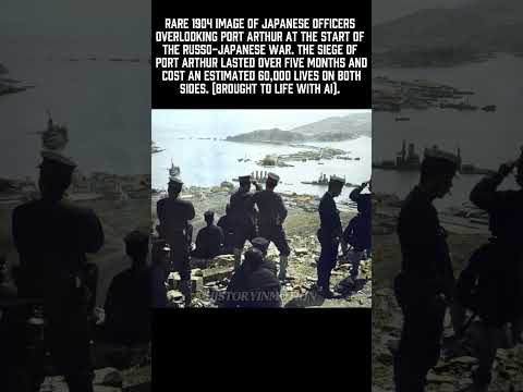 Russo-Japanese War in Color: The Siege of Port Arthur (1904)