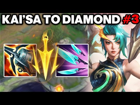 The new Kai'Sa Build is NUTS - Kai'Sa Unranked to Diamond #3 | Kai'Sa ADC Gameplay Guide
