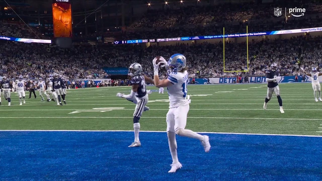 Detroit INT leads to a TeSlaa TD