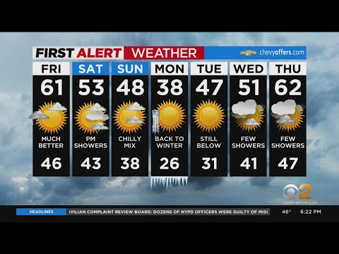 First Alert Forecast: CBS2 3/24 Evening Weather at 6PM