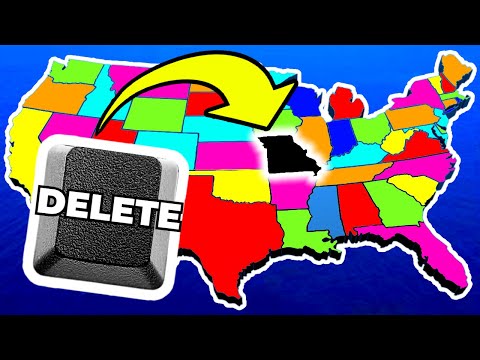 Deleting the Weakest STATE Until 1 U.S State is Left!