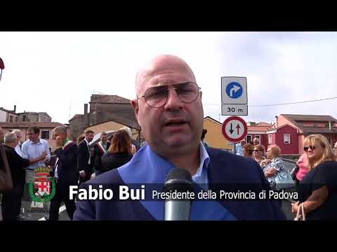 Bovolenta: inaugurato il nuovo ponte sul fiume Bacchiglione