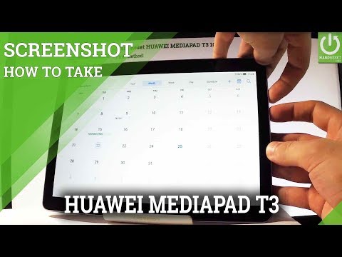 How to Take Screenshot on HUAWEI MEDIAPAD T3 - Capture Screen